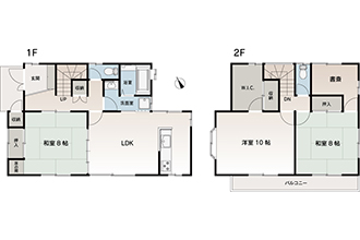 2号棟間取図