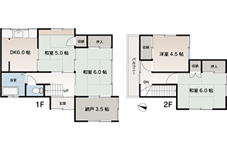 2号棟間取図